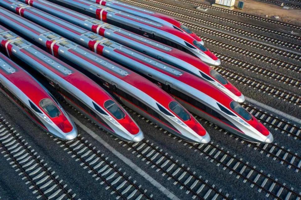 ?雅萬高鐵動車組。中國中車供圖。