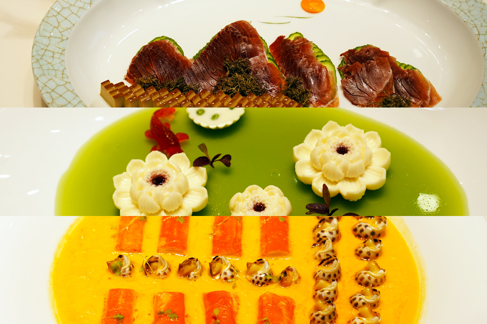 大觀(guān)樓長(zhǎng)聯(lián)宴。從上至下依次為北走蜿蜒、九夏芙蓉、蟹嶼螺洲。供圖