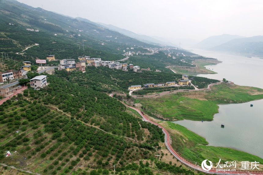 豐都縣安坪鎮(zhèn)三沱村。人民網(wǎng)記者 劉政寧攝