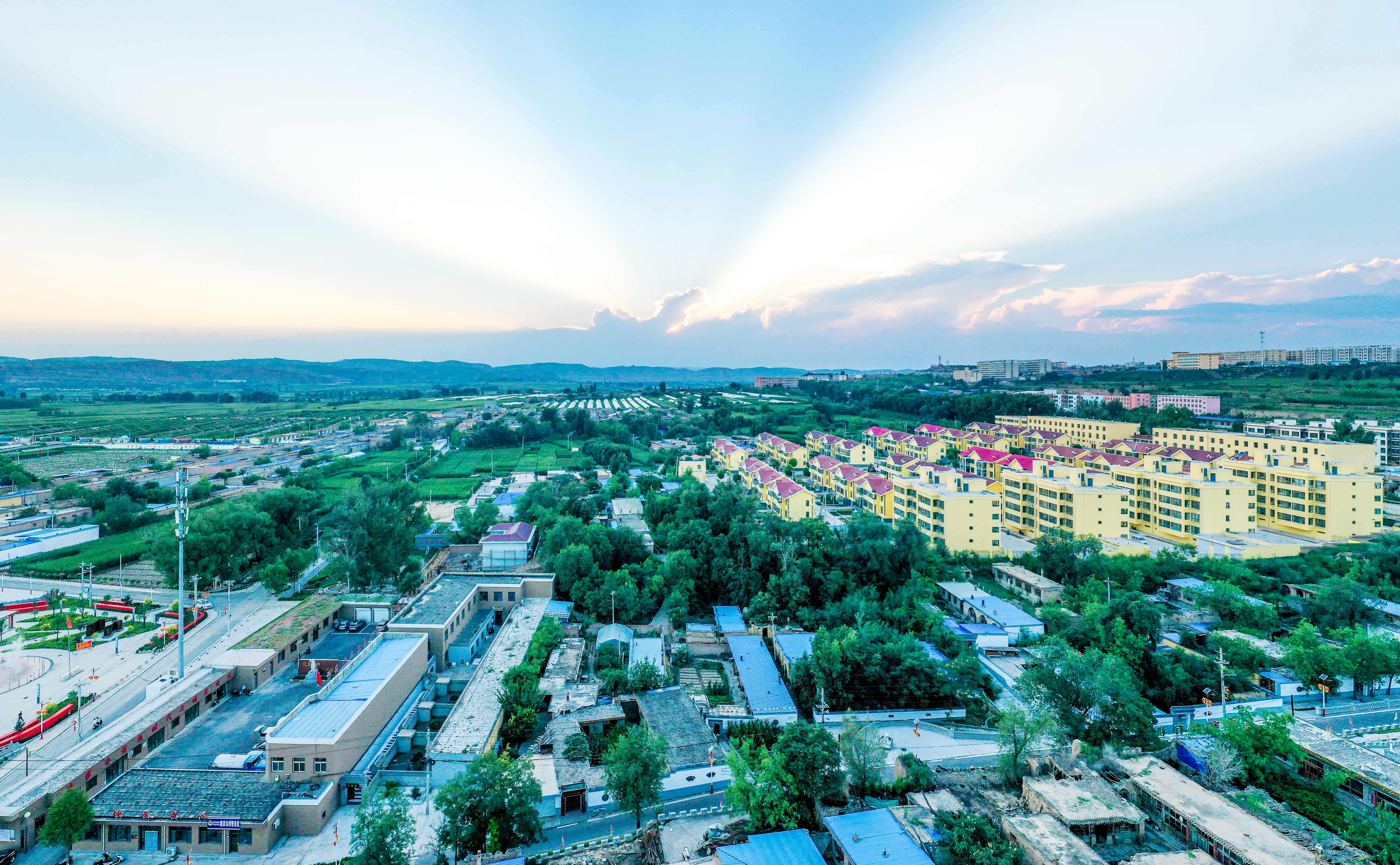 黃河岸邊的美麗村莊——唐家會(huì)村。