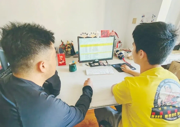 一起上課的畫面。北京航空航天大學(xué)供圖